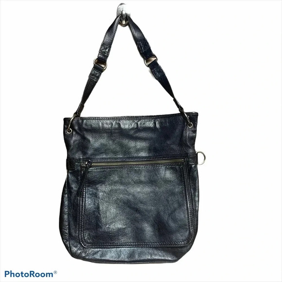 The Sak hobo style handbag jet black - Picture 1 of 8